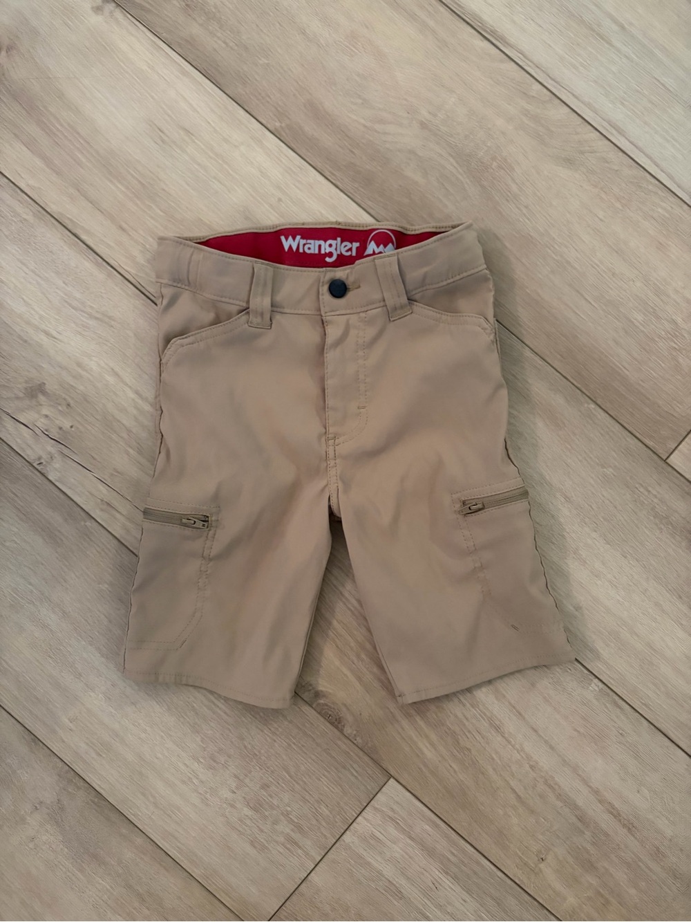 Boys Wrangler Tan Cargo Shorts